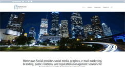 Desktop Screenshot of hometownsocial.net